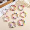 Borboleta acrílica pérola decoração de férias infantil pulseira de cor dos desenhos animados pulseira de jóias fofas para crianças pulseira