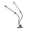 Lámpara para Plantas de Interior Qianrun Lighting LED Luz de Relleno para Plantas Lámpara de Clip de Tres Cabezas para Suculentas Temporizada Regulable Multifunción