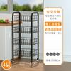 Carrinho Mesa de Cabeceira Legumes Cozinha Rack de Armazenamento de Chão Multicamadas Banheiro Banheiro Vaso Sanitário Varanda Estante Rack de Armazenamento