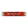 Mantel de Navidad Suministros Tela Oxford de Poliéster Camino de Mesa Decoración Creativa de Mesa Navideña Bandera Estampada Personalización Transfronteriza