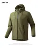 Jaqueta Kailo M8 Nova Outono/Inverno Soft Shell para Homens, Jaqueta Esportiva ao Ar Livre com Capuz à Prova de Vento e Impermeável, Jaqueta de Caminhada Feminina