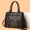 Bolso para Mujer 2025 Nueva Moda Gama Alta Retro Europeo y Americano Casual Bolso de Hombro Cruzado Bolso Sencillo de Gran Capacidad para Mamá