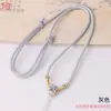 Cuerda para Colgante Nudo de Hueso de Durazno Tejida a Mano Cuerda para Colgante de Jade DIY Hebilla de Seguridad Estilo Étnico Cuerda para Colgar en el Cuello Venta al por Mayor
