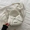 Popular Moda Estrela Lua Crescente 2026 Novo Laço Tendência Estilo Coreano Chique Bolsa de Ombro Único Transversal para Mulheres