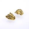 Venta al por mayor de accesorios de joyería DIY, accesorios de cabeza de tigre de aleación de zinc retro, pulsera de joyería, cuentas sueltas, venta directa de fábrica