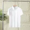 Recomendação principal! Camisa polo de alta qualidade para esportes ao ar livre, secagem rápida, com costuras seladas, meio zíper, gola dobrável, camiseta casual de manga curta