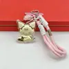Moda Versátil Hazte Rico Inmediatamente Tesoro Princesa Por Favor Hazte Rico Llavero Creativo Colgante para Bolso Artículo de Moda