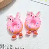 Juguete de Comida de Dibujos Animados Galleta Pan Accesorios de Resina DIY Venta al por Mayor Pasador Hecho a Mano Cable de Carga para Teléfono Móvil Adhesivo Decorativo para Tocado