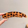 Pinza de Plátano de Leopardo Pinza Vertical para Cabello Grande Pinza de Múltiples Giros 2024 Nuevo Pinza para Cola de Caballo Alta Pinza para el Cabello Tocado
