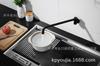 Kaiping Youjia Grifo para Baño Extendido Cobre Negro Bola Antigua Semi-Automático 300mm Cocina Grifo de Agua Fría Única 7447