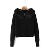 Suéter Cardigan com Zíper e Gola de Pele Sintética, Roupas Femininas Europeias e Americanas Transfronteiriças, Popular no AliExpress, Versátil e Fashion