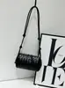 2026 Best-Seller Transfronteiriço Marca B Bolsa Feminina Trançada de Couro Bovino Pura Feita à Mão, Bolsa Quadrada Pequena Fashionável de Ombro, Bolsa Feminina de Ombro Cruzado
