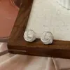 Coleção de Brincos Torcidos de Prata Japoneses e Coreanos Simples, Leves, Luxuosos, de Alta Qualidade, Modernos e Versáteis, Brincos Elegantes e Personalizados de Nicho para Mulheres