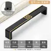 Nova maçaneta de porta em liga de zinco moderna simples cobre antigo chinês antigo maçaneta de ferragem para móveis de armário
