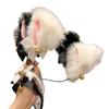Diadema con Orejas de Gato y Cascabel para Niña Cosplay Pasador para el Cabello de Gato Tocado Pasador Personalizado de Sirvienta Diadema con Lazo Tocado