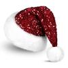 Nuevo Sombrero Decorativo Navideño de Atmósfera Sombrero de Lentejuelas de Doble Capa Sombrero de Felpa Haipai Sombrero Grueso de Pelo Largo Extra Grande para Adultos y Niños