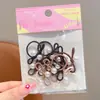 Elásticos de Cabelo Infantis com Laços, Borrachinhas, Anéis de Polegar com Pérolas, Cordas Trançadas Doces e Descoladas para Cabelo de Meninas, Elásticos de Cabelo Fofos para Bebês
