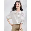 Ropa de Comercio Exterior para Mujer en Stock: Camisas de Manga Corta para Dama, Nuevas de Verano 2026, Camisas Formales Profesionales para Entrevista, Atuendos para el Trabajo