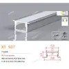 Canal de Aluminio para Luz Lineal LED al por Mayor del Fabricante, Luz Lineal con Borde, Canal de Luz de Aleación de Aluminio, Perfil de Canal de Aluminio para Luz Lineal