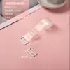 Alça de Ombro Fosca Invisível Fivela de Plástico Transparente Anti-Marca Sutiã Feminino Fino Sexy Decote de Uma Peça Acessórios para Roupa Íntima Alça de Sutiã