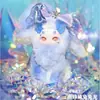 Nuevo Producto Conejo Dragón Caja Sorpresa Tercera Generación Cristal Iridiscente Criatura Fantástica Bosque Fiesta de Té Gato Dragón Juguete de Peluche de Moda Figura