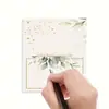 Melhores Vendedores da Amazon Cartões de Lugar em Formato de Folha Cartões de Mesa para Festa Cartões de Nome para Jantar Casamento Comércio Exterior Atacado Em Estoque