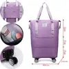 Bolsa Especial de Almacenamiento con Ruedas para Estudiantes que Viven en el Campus, Capacidad Extra Grande, Impermeable para Colchas y Ropa, Bolsa de Viaje para Estudiantes