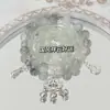 Pulsera de Candado de Paz con Diseño de Personaje de Bendición, Cuentas de Luz de Luna Estilo Ins Nicho, Regalo para Estudiantes, Joyería de Amistad
