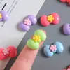 Parche de joyería con hebilla de zapato, hebilla de zapato, lazo de flor brillante de cinco pétalos, hecho a mano con pegamento en crema.