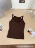 Camisola Suave de Modal Cepillado Estilo Coreano de Otoño con Almohadillas en el Pecho Ropa Interior Ropa Exterior Chaleco
