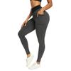 Amazon Ropa de Yoga Europea y Americana Deporte Fitness Running Pantalones hasta el Tobillo para Mujer Bolsillo Trasero de Melocotón Pantalones de Yoga de Burbuja Panal