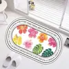Alfombra de Cachemira Sintética, Felpudo, Alfombrilla de Mesita de Noche, Felpudo Absorbente para Entrada de Baño, Felpudo para Entrada, Alfombra Pequeña, Hecho a Medida