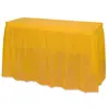 Mantel Desechable Impermeable a Prueba de Aceite de Plástico PE Rosa Azul Falda de Mesa Suministros de Decoración para Hotel Boda Fiesta