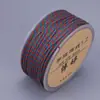 Boting Estilo Tibetano Hilo de Algodón Tejido a Mano Cuerda de Algodón de Múltiples Hilos de Colores Cuerda Manual para DIY Hilo para Abalorios Adornos Tibetanos Juguetes Culturales Hilo de Tejer Venta al por Mayor