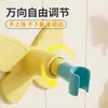 Soporte para cabezal de ducha Dopamine, diseño creativo de mariposa, no requiere taladro, ajustable, soporte universal para cabezal de ducha de baño