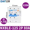 Disjuntor de Ar Chint Nxble com Circuito de Proteção contra Vazamento 1P2P3P4P Doméstico N Proteção contra Vazamento de Ar 32A63A