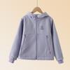 Chaqueta de Felpa para Niños, Estilo Nuevo para Primavera, Otoño e Invierno, Abrigo de Algodón Engrosado con Felpa Integrada para Niños, Ropa de Abrigo para Niños Mayores