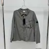 CP Cross-Border Nueva EMPRESA Ropa de Trabajo Camisa Chaqueta Funcional con Cuello y Lente Negra, Bolsillos en las Mangas, Insignias, Estilo Ligero de Ropa de Trabajo