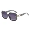 Gafas de Sol Cuadradas de Marco Grande para Mujer, Estilo Ins Trendy de Alta Gama, Hacen que el Rostro Parezca Más Delgado, Protección UV, Elegantes