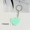 Llavero de goma suave, forma de corazón, caricatura, anime, celebridad, pareja, accesorio para bolso y mochila, disponible para venta al por mayor