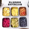 Caja de Almacenamiento de Alimentos de Acero Inoxidable 304, Plato Rectangular con Tapa, Caja de Almacenamiento de Alimentos para Refrigerador, Caja para Congelador, Gran Capacidad