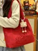 Bolsa de Lona Casual para Mujer 2025 Nueva Moda Ligera para Llevar en la Mano Bolsa de Compras Versátil Bolso de Hombro para Viajar al Trabajo