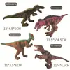 Brinquedos de Dinossauros Pequenos Jurássicos Transfronteiriços, Modelos Realistas de Dinossauros, Giganotossauro, Tricerátops, Carnotauro, Conjunto de Modelos de Animais para Crianças