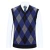 Nuevo chaleco de punto para hombre otoño e invierno 2022 cuello en V engrosado sin mangas chaleco de punto chaleco cálido para hombre 1813