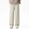 Ropa para Hombre Maple House / Primavera/Verano Nuevo Estilo Americano High Street Pantalones Casuales de Pierna Ancha Recta de Doble Uso Lyocell Tencel