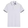 T-shirt de manga curta topo de gama roupa de trabalho camisa polo de lapela personalizada roupa de trabalho estampada equipa da empresa Roupa de fábrica bordada logótipo/