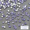 Atacado Roxo Zircônia 5A Borda Chanfrada Pedras de Strass para Nail Art Strass Irregulares Brilhantes da Moda Fundo Plano Pedras de Strass Gota Marquise Decorações para Unhas