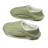 Chinelos de Algodão Femininos para Outono e Inverno Internos Eva Sola Grossa Aumento de Altura Esportes ao Ar Livre Quentes Fechados Sapatos de Algodão Venda por Atacado
