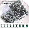 Flats Manicure Redondo Fundo Plano Cristal de Vidro Diamante Leque Rei Joias de Unha Diamante DIY Diamante Colorido 1440 Peças Atacado