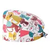 Gorra de Trabajo Transpirable de Algodón Puro, Gorro Médico tipo Cúpula, Gorro Quirúrgico, Gorra sin Visera, Turbante